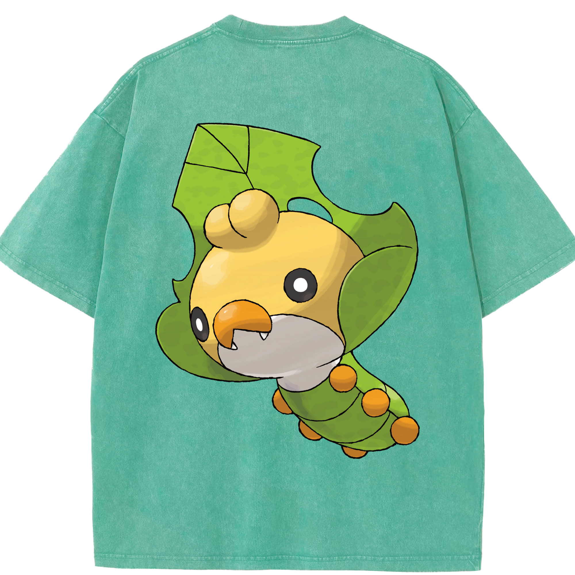 （画像用） ポケットモンスター Pokémon 綿100% ヴィンテージ風 半袖Tシャツ（背面プリント）